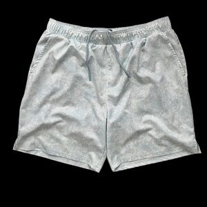 MTA SPORT MENS BLUE LINED 7” RUNNING SHORTS SZ LG